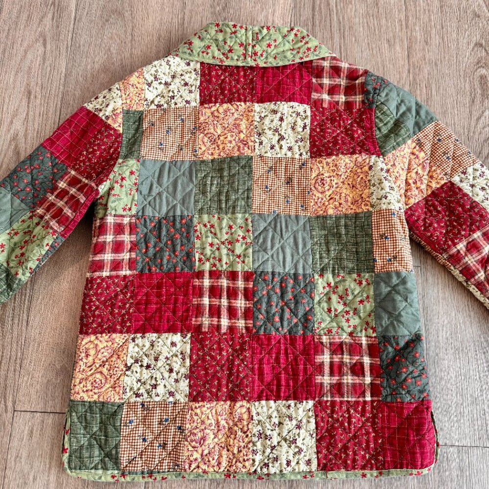 Patchwork Quilted Blazer - Multicolor - image 13